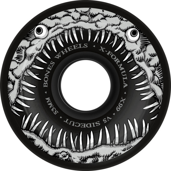 Bones Dark Waters 53mm V5 99a Sidecut XFormula Wheels