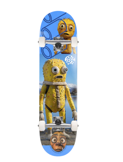 Push Skateboarding FP Yellow Man Complete 8.25