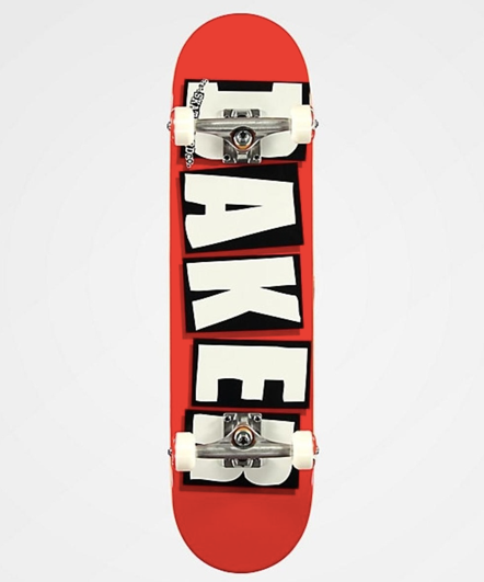 Baker Brand Logo White Complete Skateboard 8.0