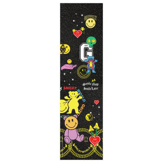 Grizzly x SmileyWorld Griptape Sheet 9 x 33