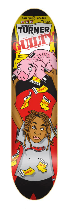 Shortys Brandon Turner "Guilty" Reissue Deck 8.25