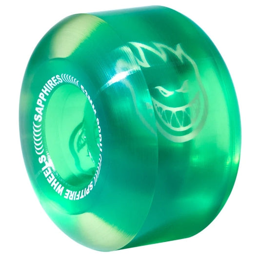 Spitfire 90D Sapphires Radial Clear/Green 53mm Wheels