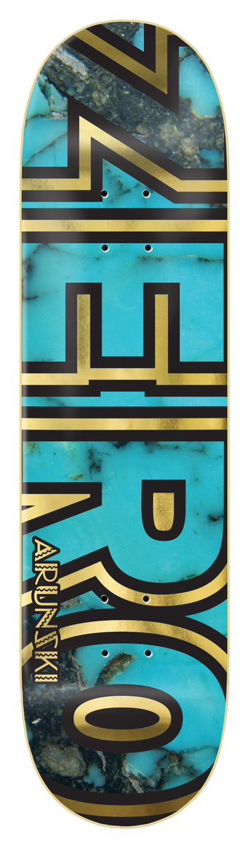 Zero Arunski Turquoise Bold Deck 8.25