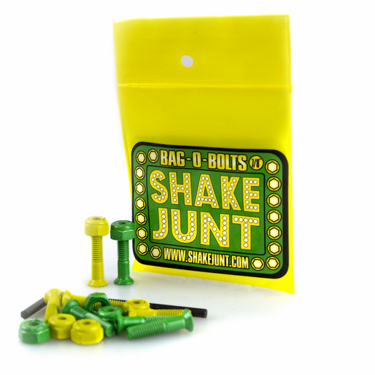 Shake Junt Bag-O-Bolts 7/8" Allen Green & Yellow Hardware