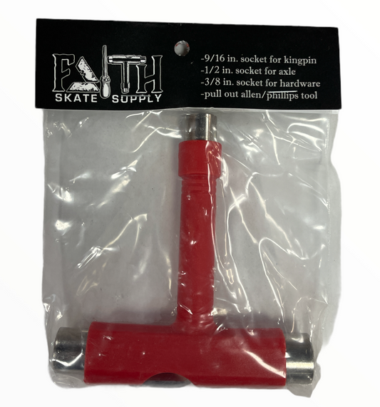 Faith Skate T-Tool Red