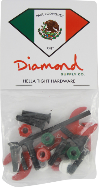 Diamond P.Rod 7/8" Allen Hardware Black/Green/Red