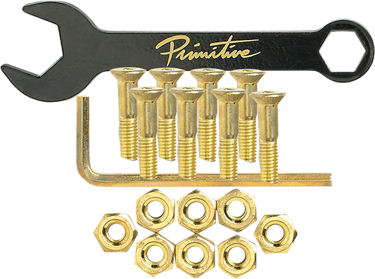 Primitive Black/Gold Hardware set 7/8" allen with tool