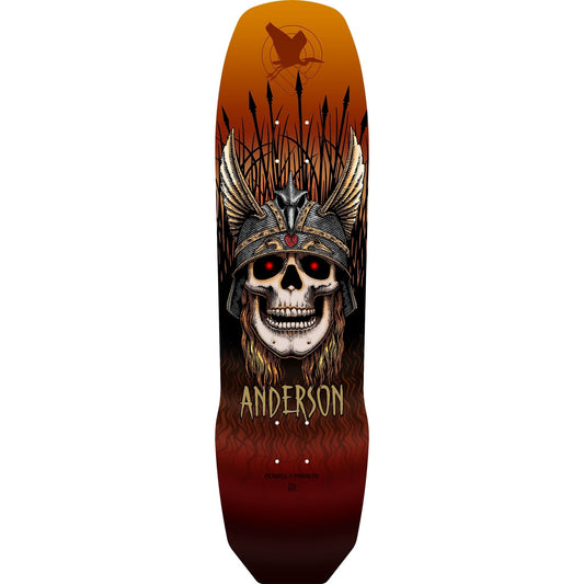 Powell Peralta Andy Anderson Heron Skull Rust Deck 8.45