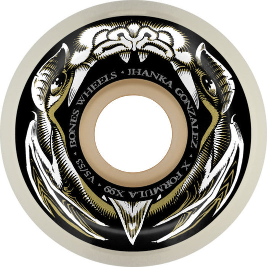 Bones Wheels X-Formula Jhanka Night Flight 53mm Sidecut 99a