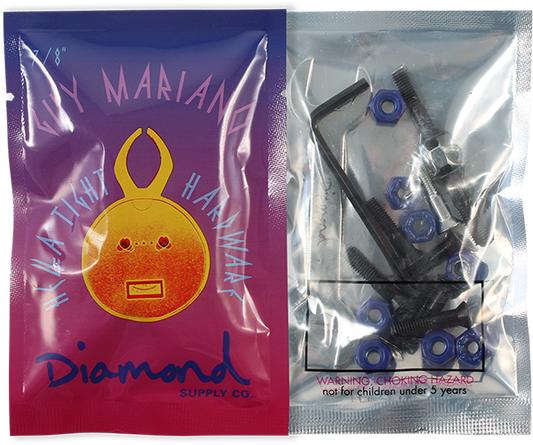 Diamond Mariano 7/8" Allen Hardware Black/Blue